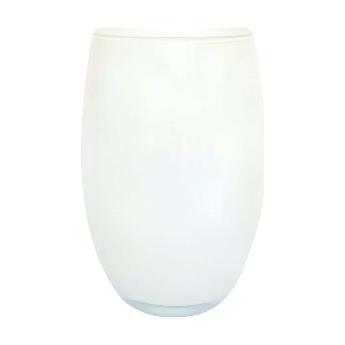 Cora Vase – White, coloured glass