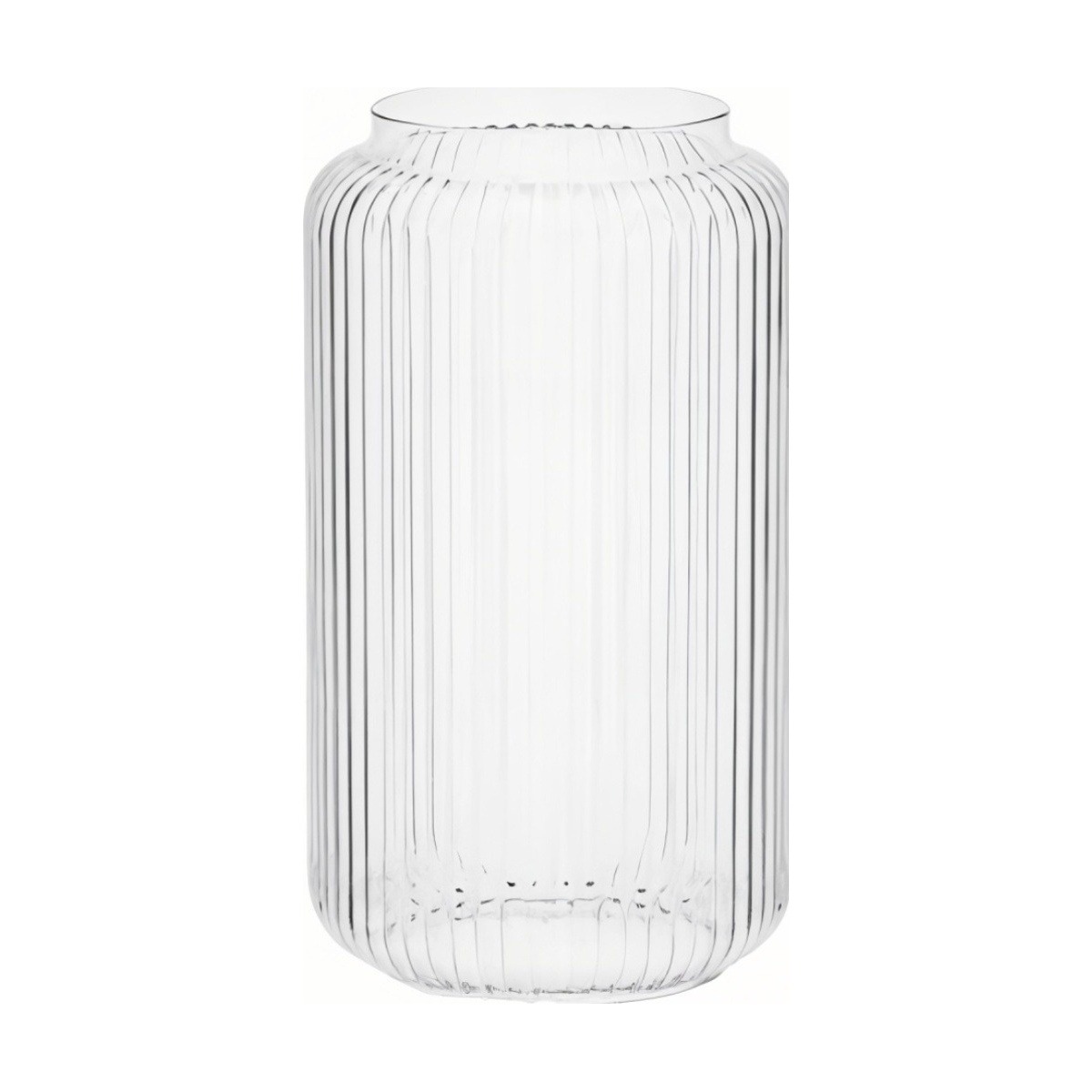 Cory Vase Large, clear glass