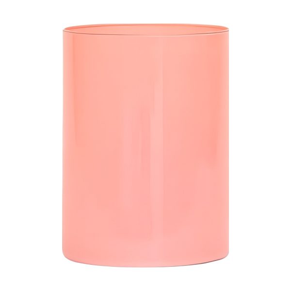 Cilindro – Rosa rubor, vidrio de color