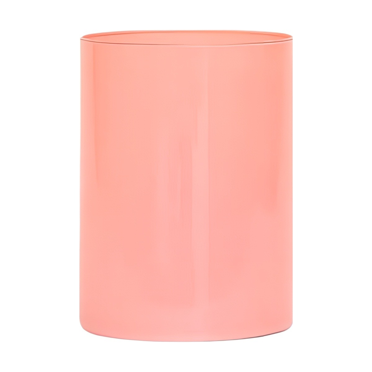 Cylinder – Blush Pink, coloured glass