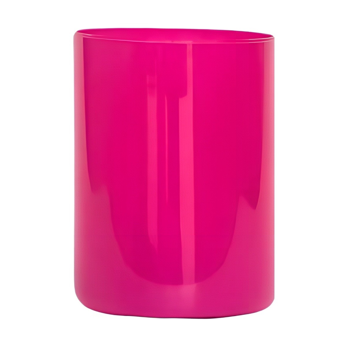 Cylinder – Hot Pink, coloured glass