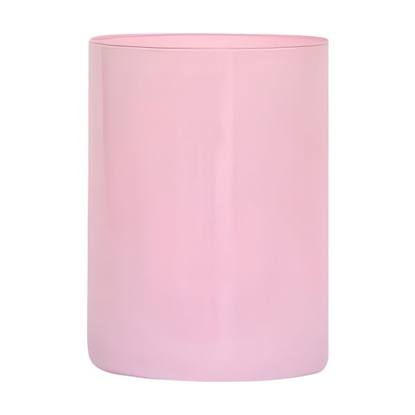 Cilindro – Rosa, vidrio de color