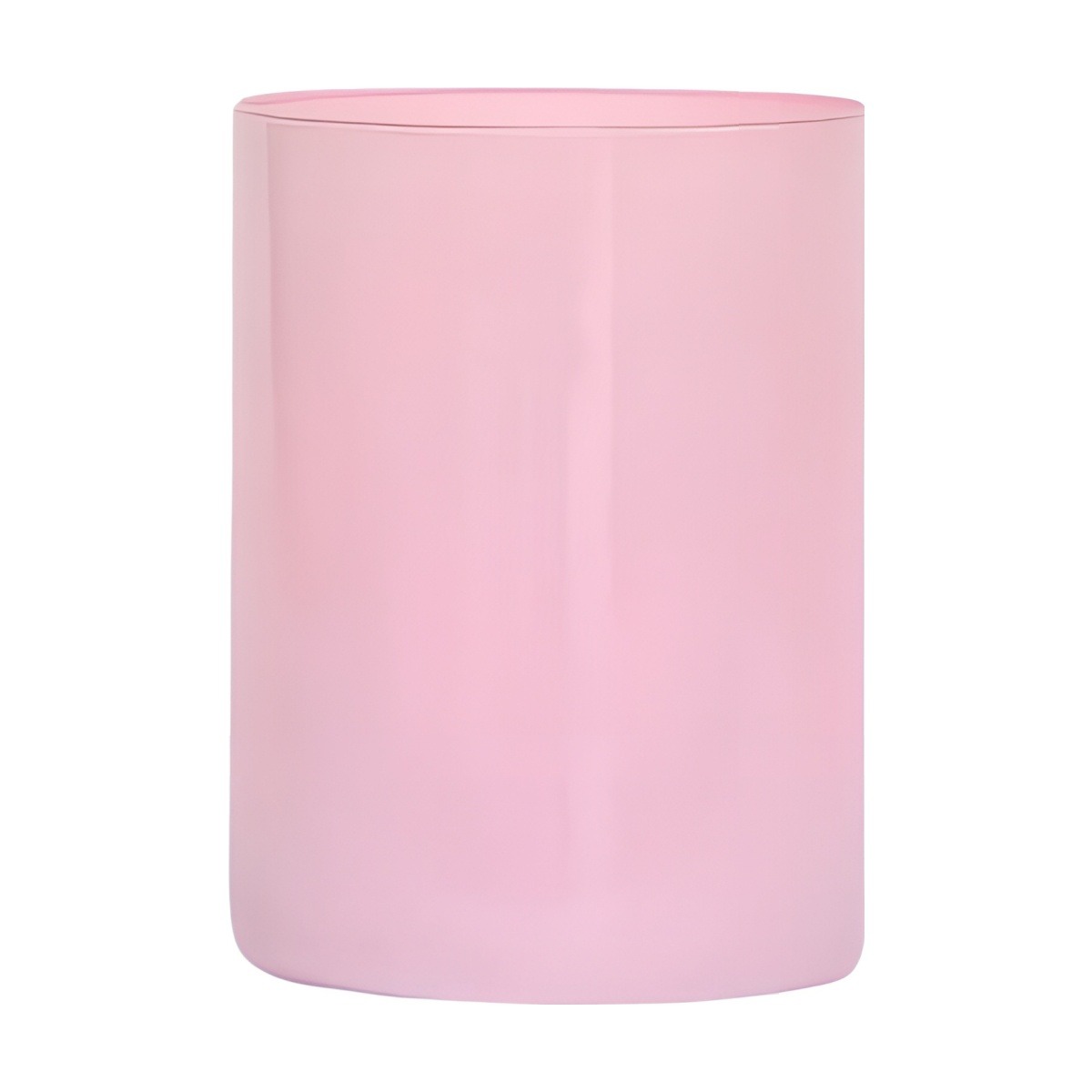 Cylinder – Pink, coloured glass