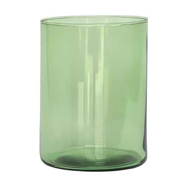 Cilindro – Verde Oliva Transparente, vidrio de color