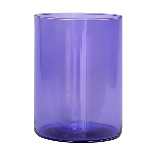 Cilindro – Violeta Transparente, vidrio de color