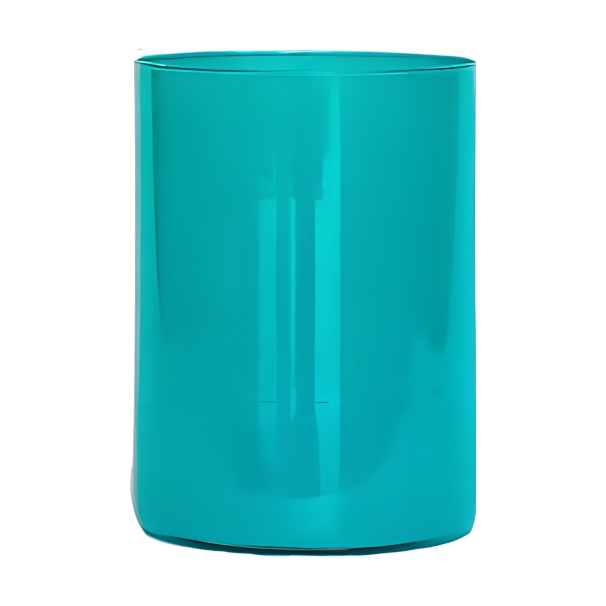 Cylindre – Turquoise, verre coloré