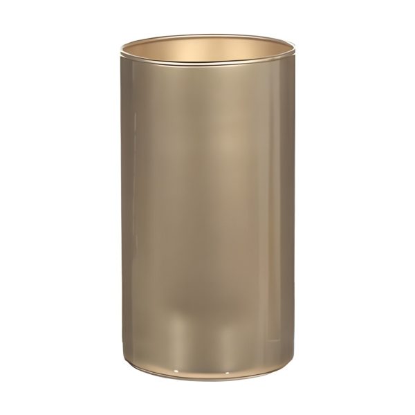 Cylinder Vase – Champagne, coloured glass