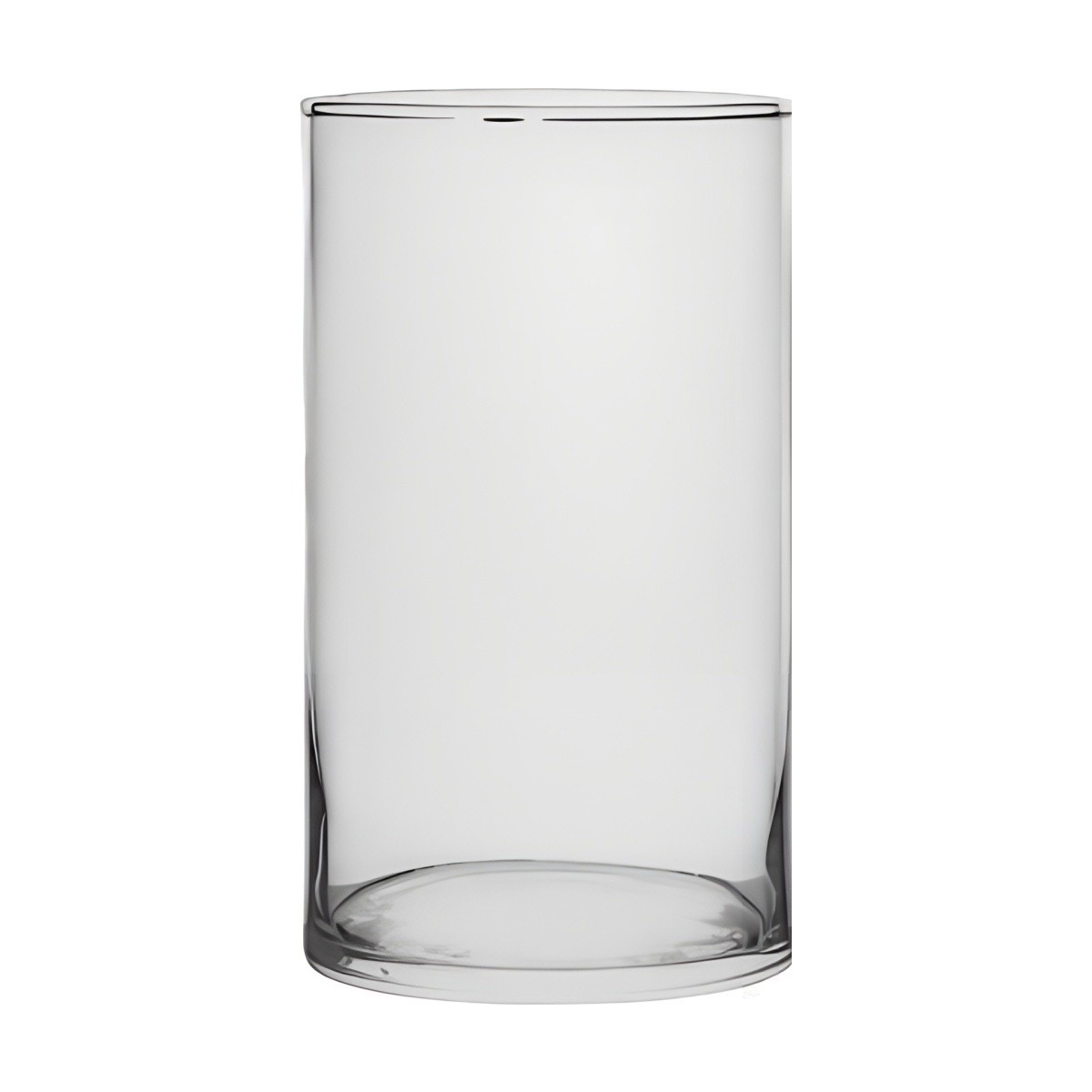 Cylinder Vase - Clear, clear glass
