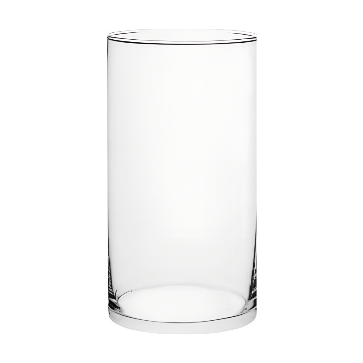 Cylinder Vase - Clear, clear glass