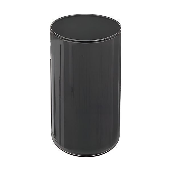 Cylinder Vase – Dark Grey, coloured glass