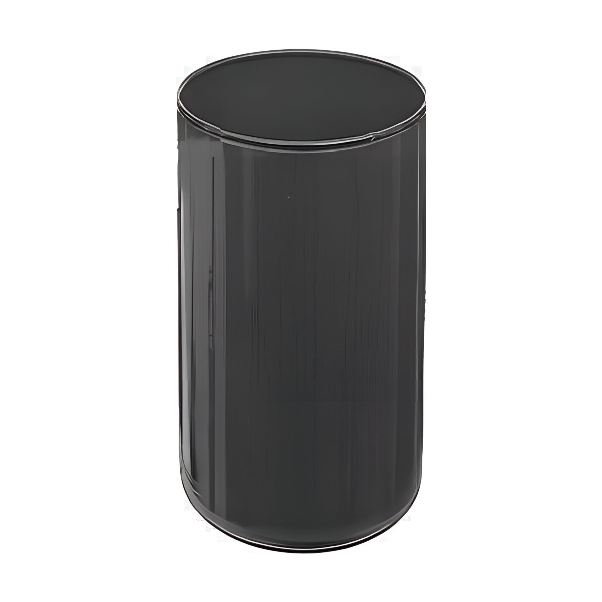 Cylinder Vase – Dark Grey, coloured glass