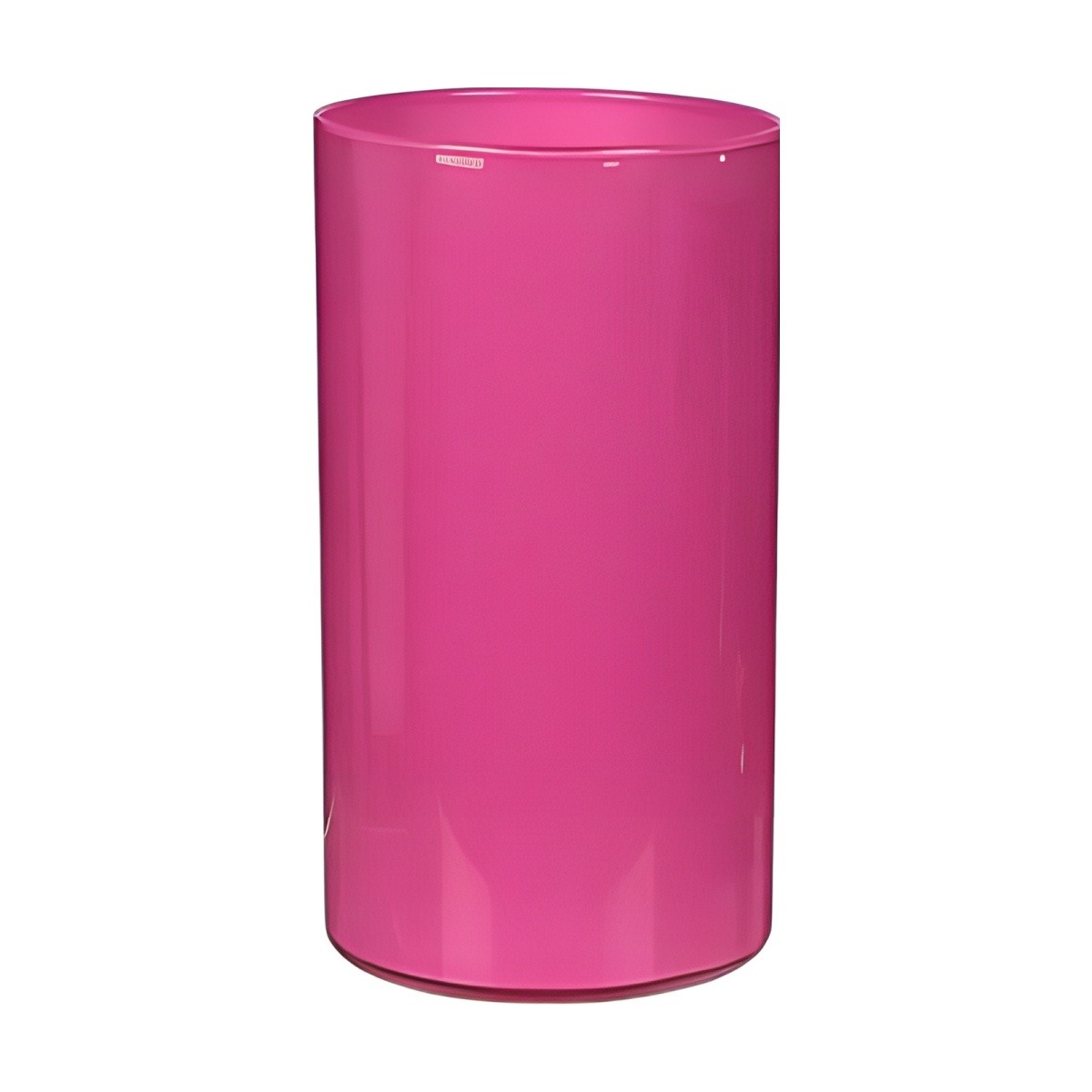 Cylinder Vase – Hot Pink, coloured glass