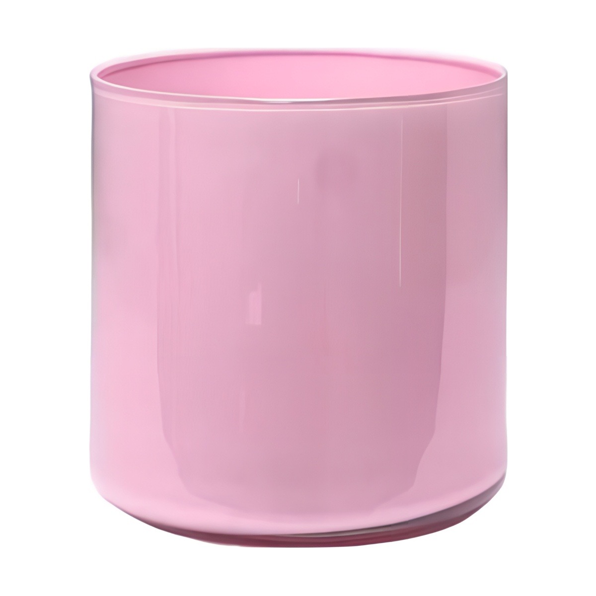 Cylinder Vase – Pink, coloured glass