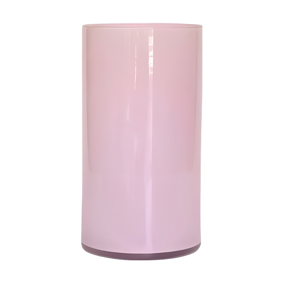 Cylinder Vase – Pink, coloured glass