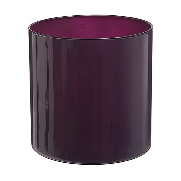 Cylinder Vase – Plum, coloured glass
