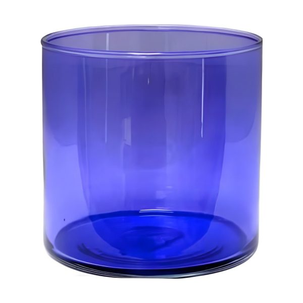 Cylinder Vase – Transparent Violet, coloured glass