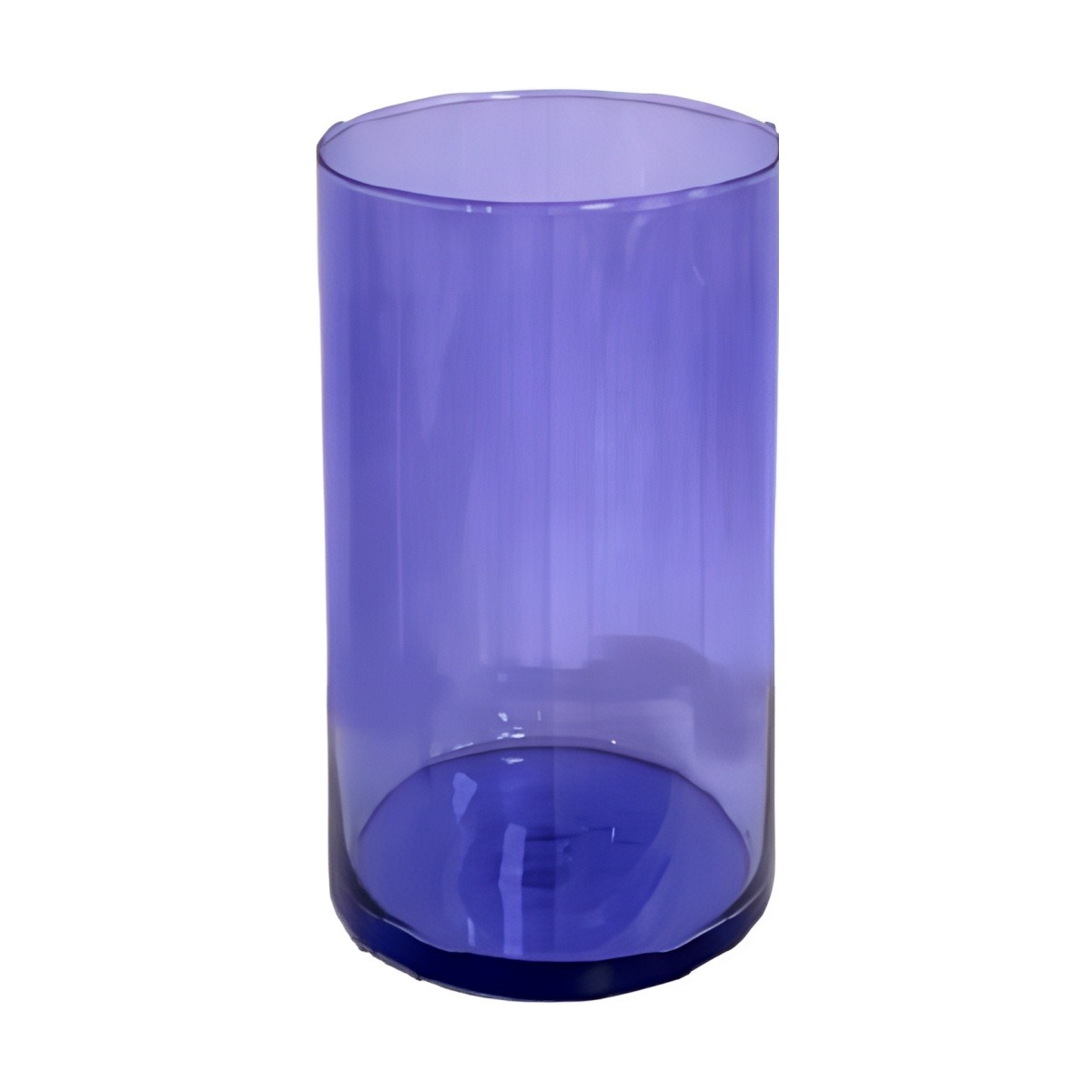 Cylinder Vase – Transparent Violet, coloured glass
