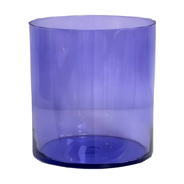 Cylinder Vase – Transparent Violet, coloured glass