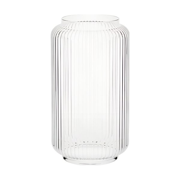 Cylindrical-Textured, clear glass