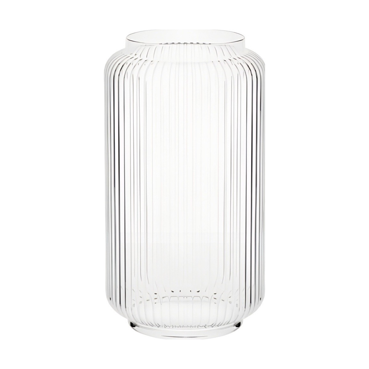 Cylindrical-Textured, clear glass