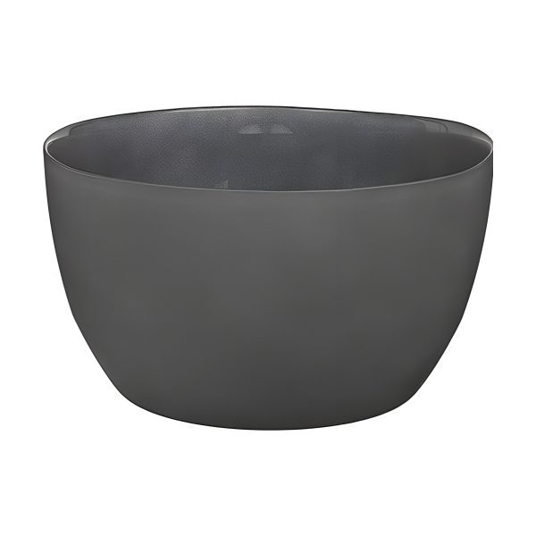 Delhi Bowl – Grey Matte, coloured glass