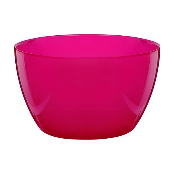Delhi Bowl – Hot Pink, coloured glass