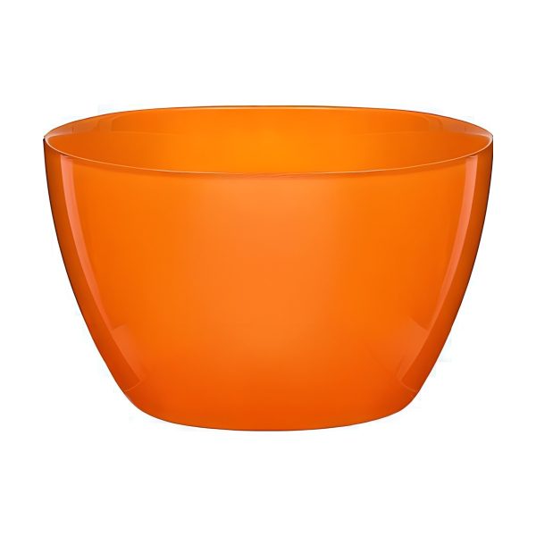 Delhi Bowl – Orange, coloured glass