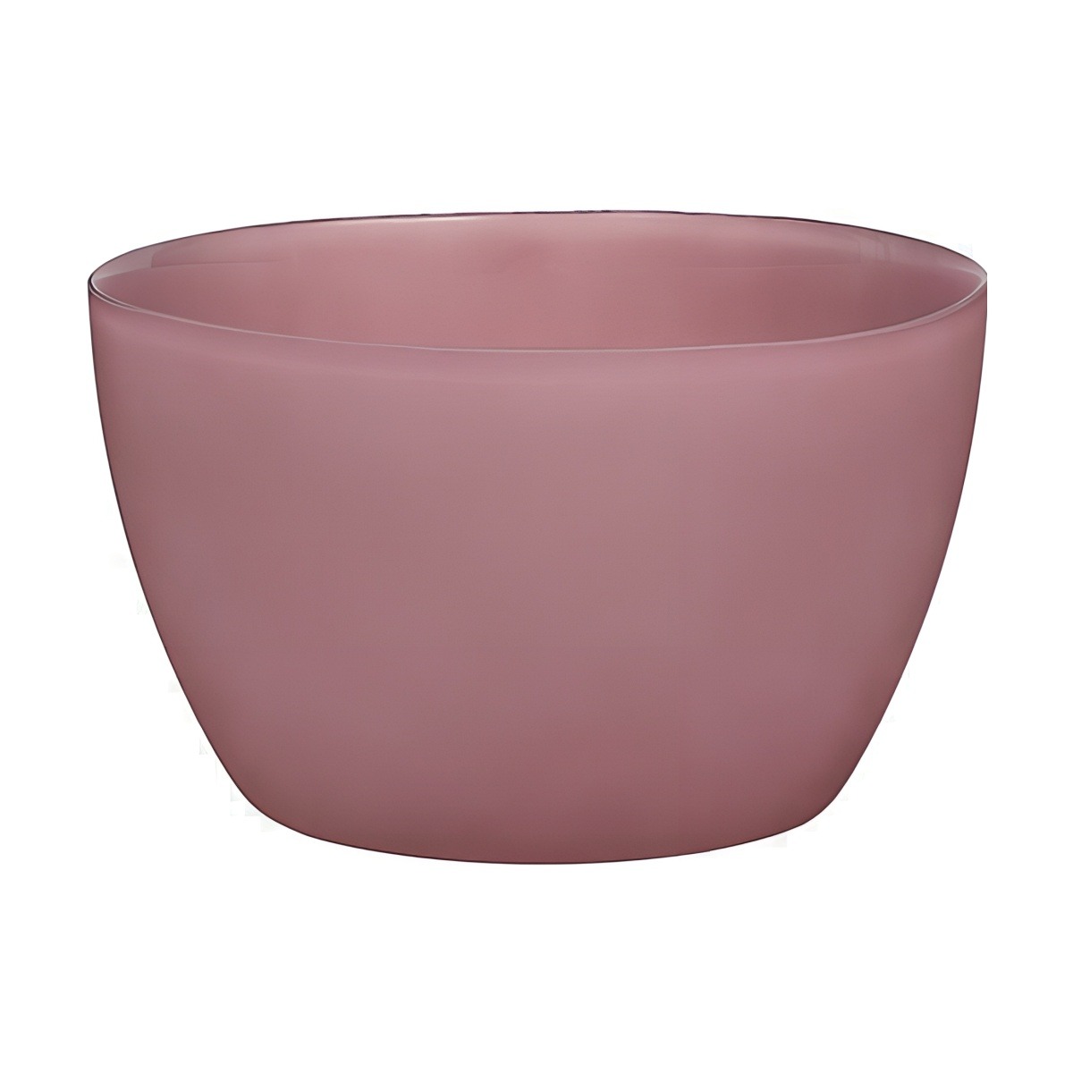 Delhi Bowl – Pink Matte, coloured glass