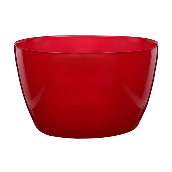 Delhi Bowl – Red, coloured glass