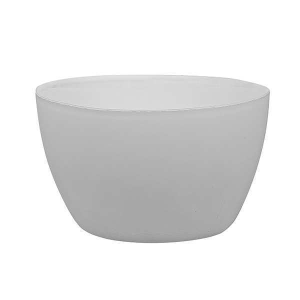 Delhi Bowl – White Matte, coloured glass