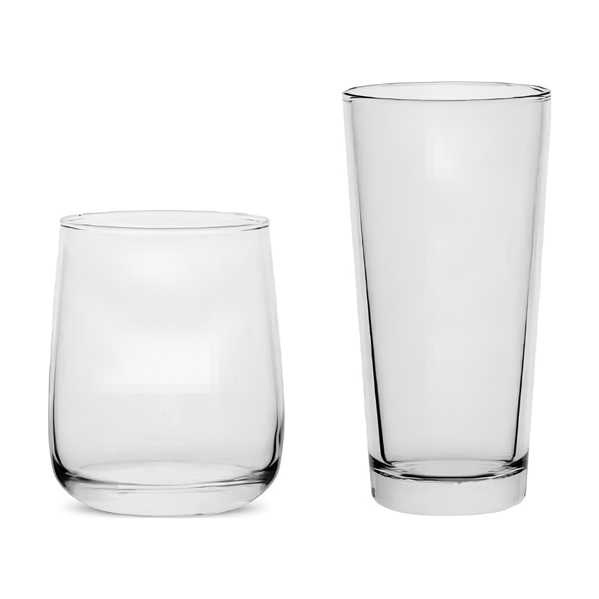 Drinking Glass, clear glass