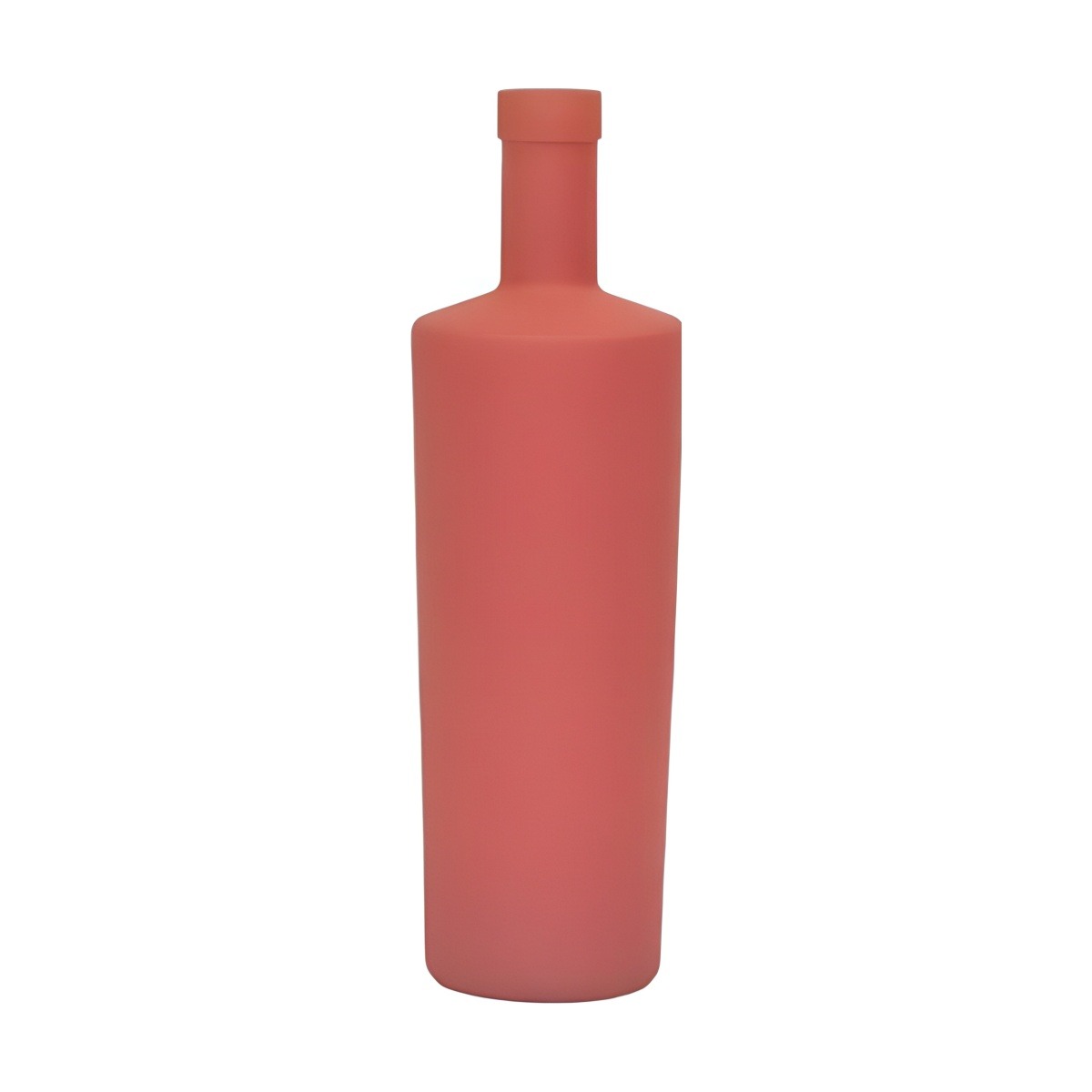 Dubai Bottle – Terra Cotta Matte, coloured glass