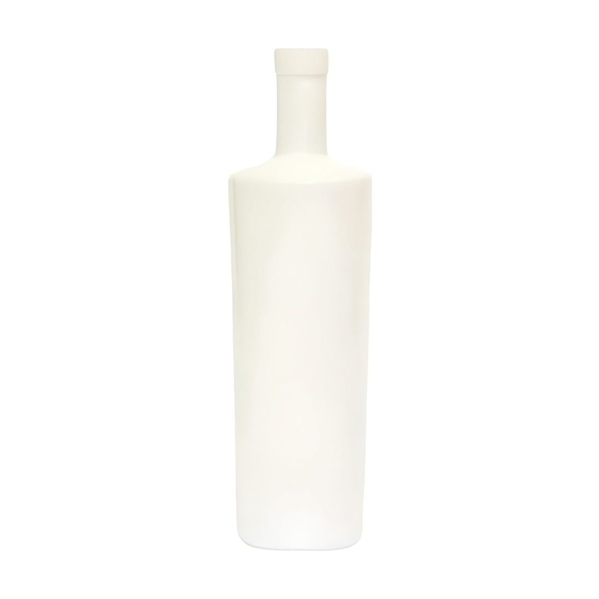 Dubai Bottle – White, coloured glass