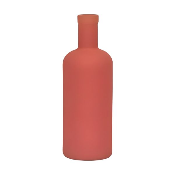 Dublin Bottle – Terracotta Matte, coloured glass