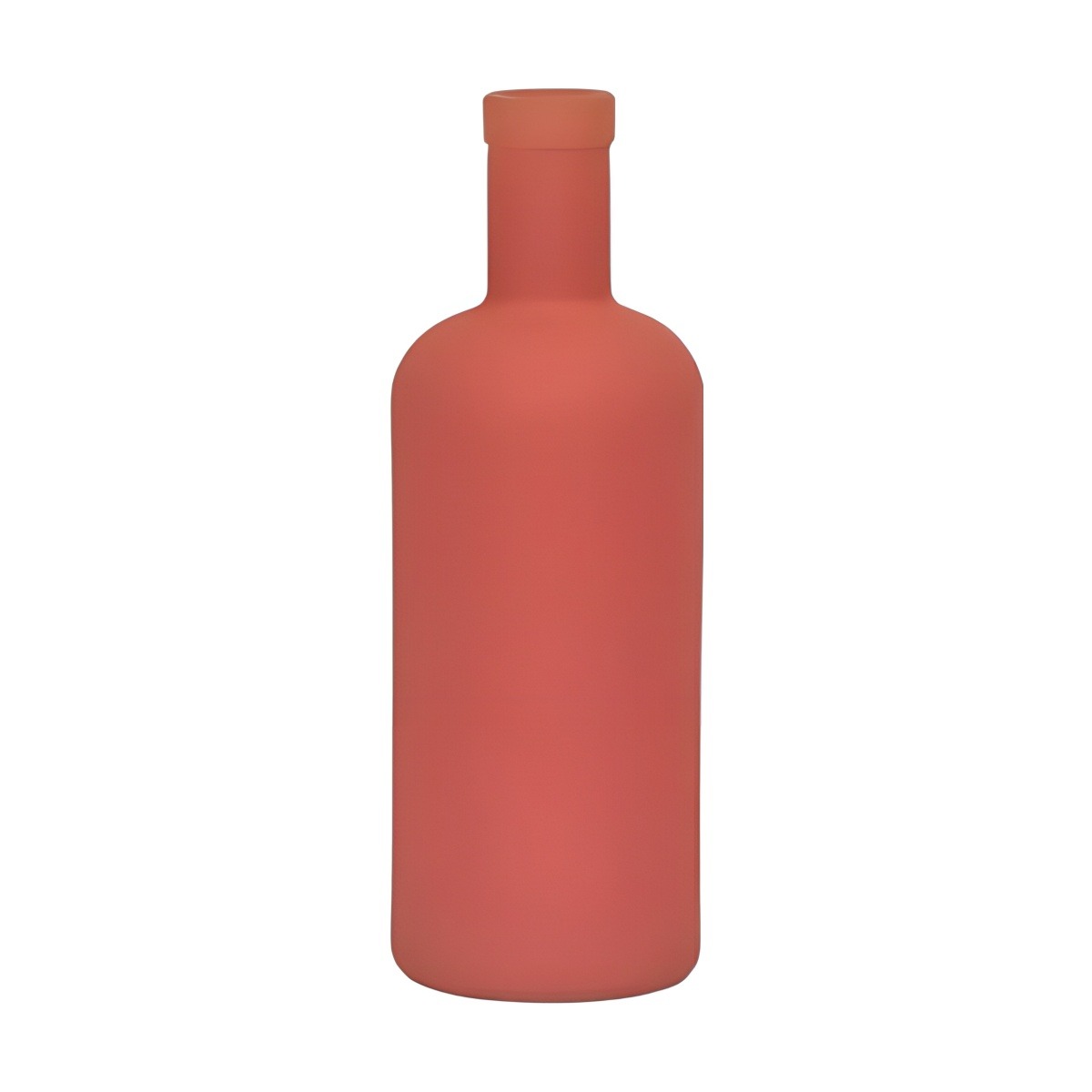 Botella Dublin – Terracota mate, vidrio de color