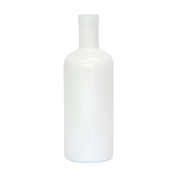 Dublin Bottle – White, coloured glass