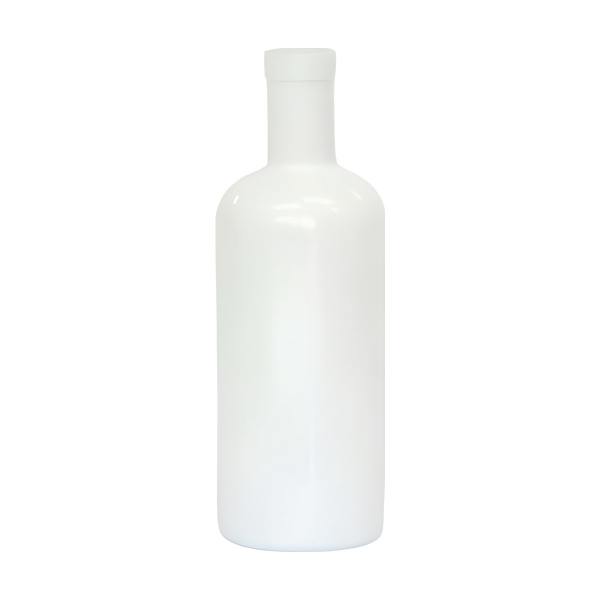 Dublin Bottle – White, coloured glass
