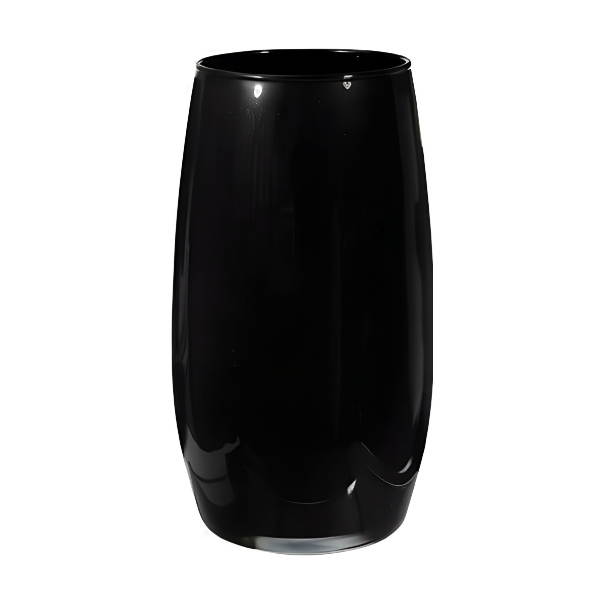 Vase Florence – Noir, verre coloré