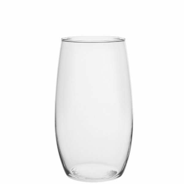 Florence Vase - Clear, clear glass