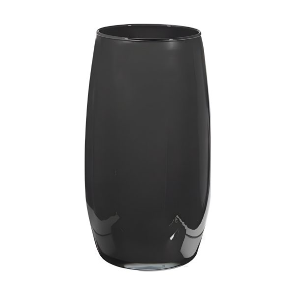 Florence Vase – Dark Gray, coloured glass