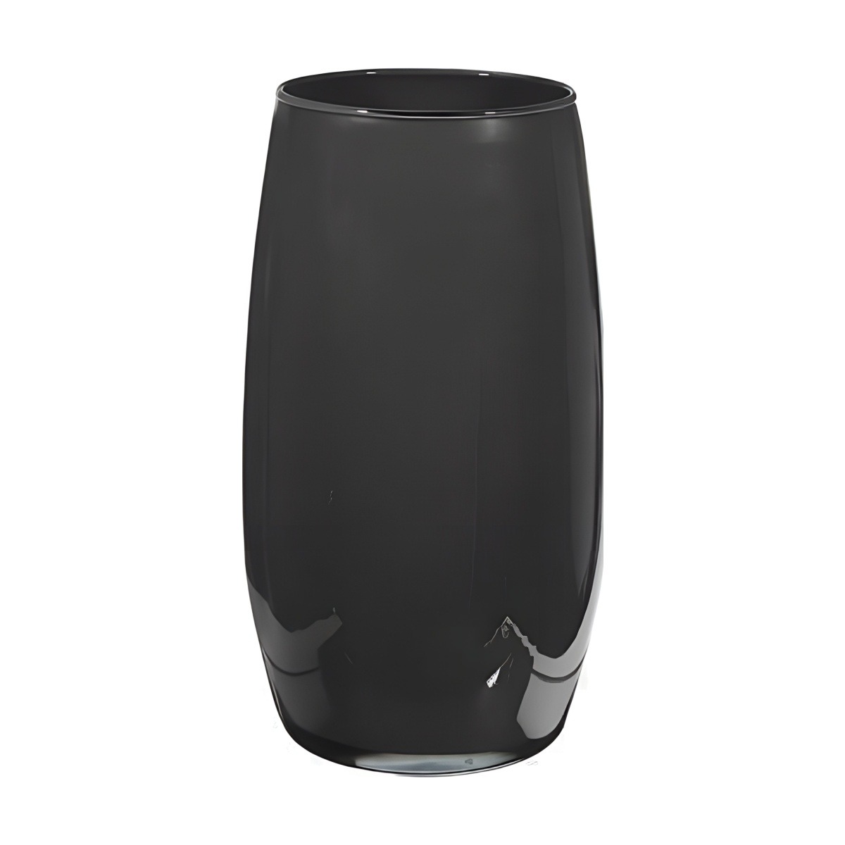 Florence Vase – Dark Gray, coloured glass