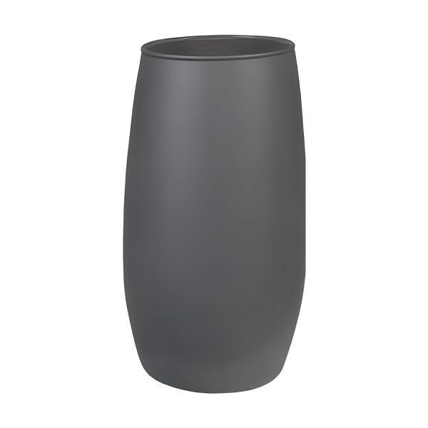 Florence Vase – Grey Matte, coloured glass