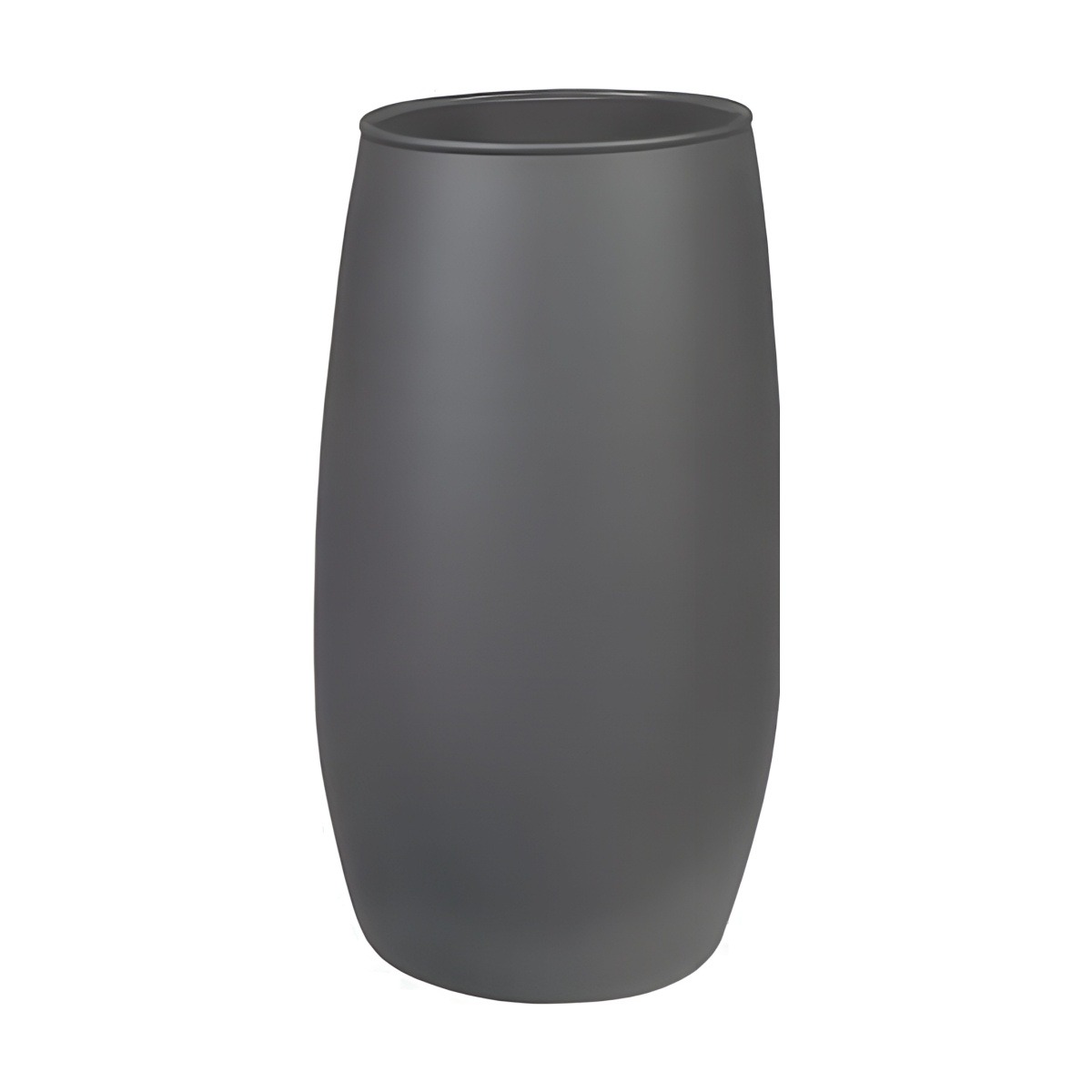 Jarrón Florence – Gris Mate, vidrio de color