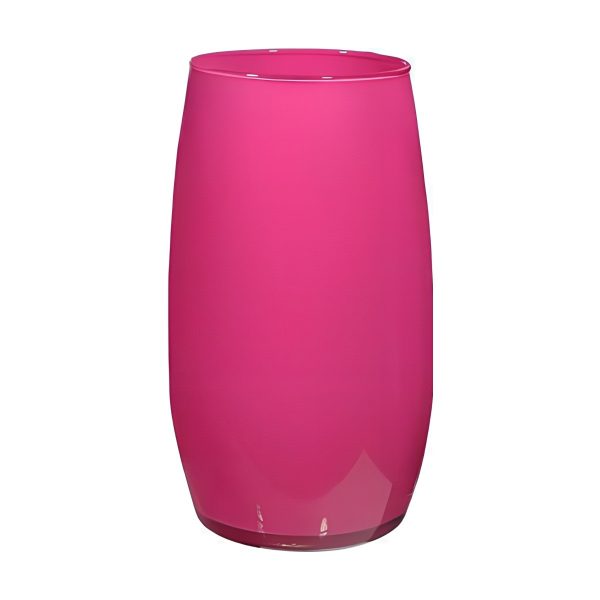 Florence Vase – Hot Pink, coloured glass