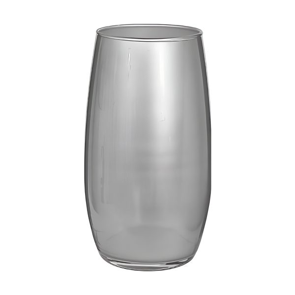 Florence Vase – Metallic Silver, coloured glass