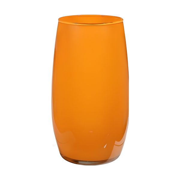 Florence Vase – Orange, coloured glass