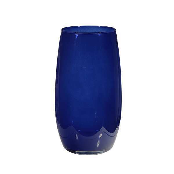 Jarrón Florence – Azul Real, vidrio de color