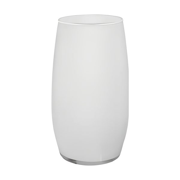 Florence Vase – White, coloured glass