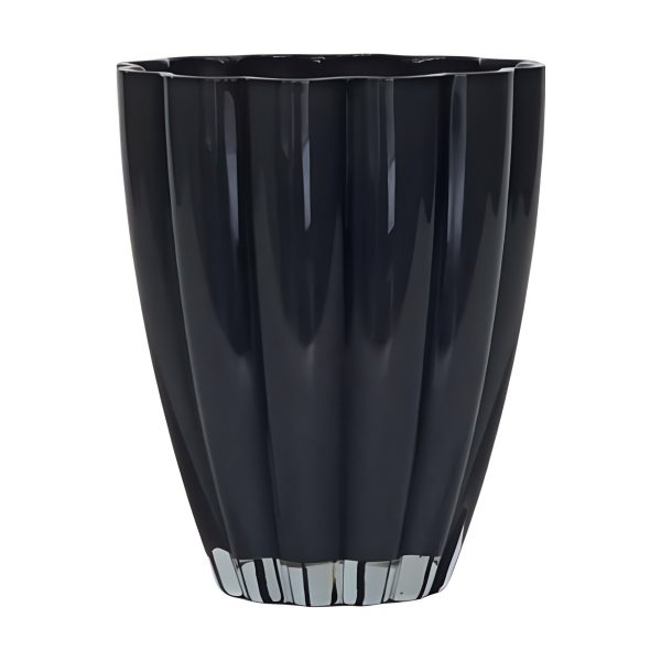 Florero – Gris oscuro, vidrio de color