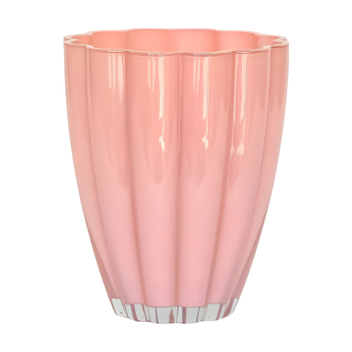 Flower Vase – Green, coloured glass